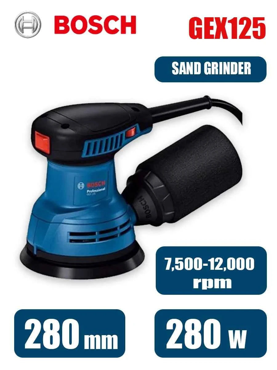 Bosch GEX125 | 280W Orbital Sander | Wood & Automotive