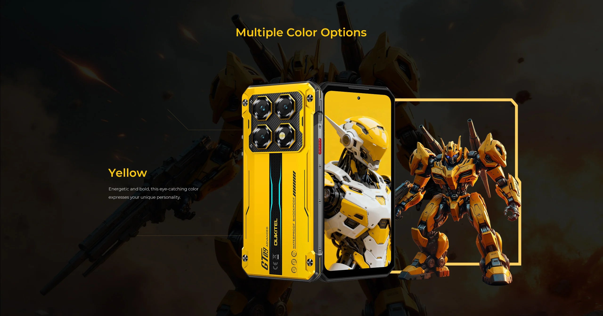 OUKITEL WP60 | Rugged Smartphone 5G 10000mAh 108MP 120Hz | Android 15 NFC