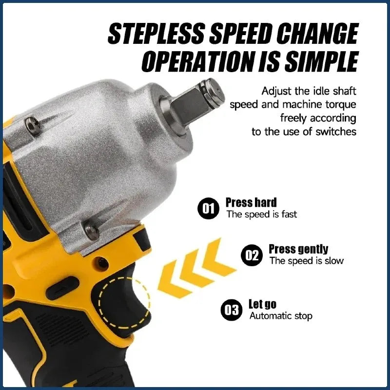 DEWALT-Compatible DCF892 | 20V Brushless Impact Wrench | 1/2 in