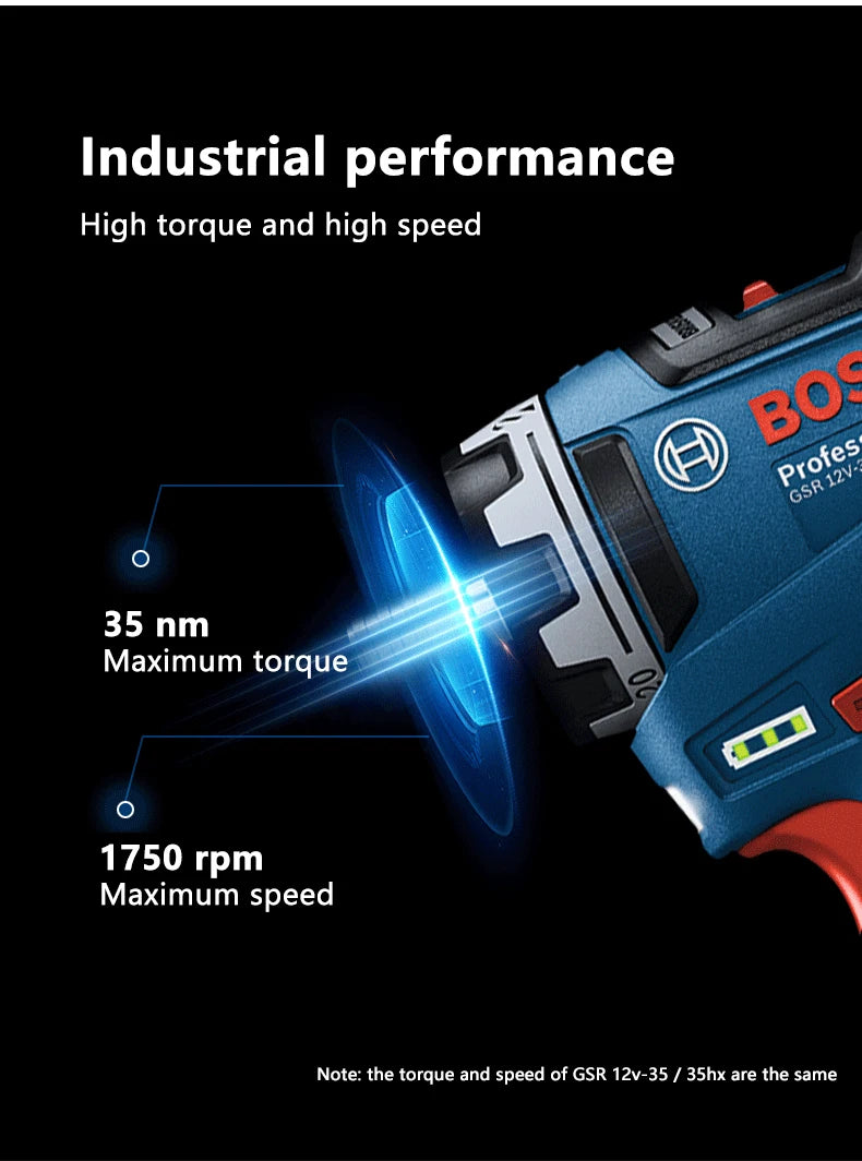 Bosch GSR 12V-35 | Brushless Cordless Drill Driver | HX
