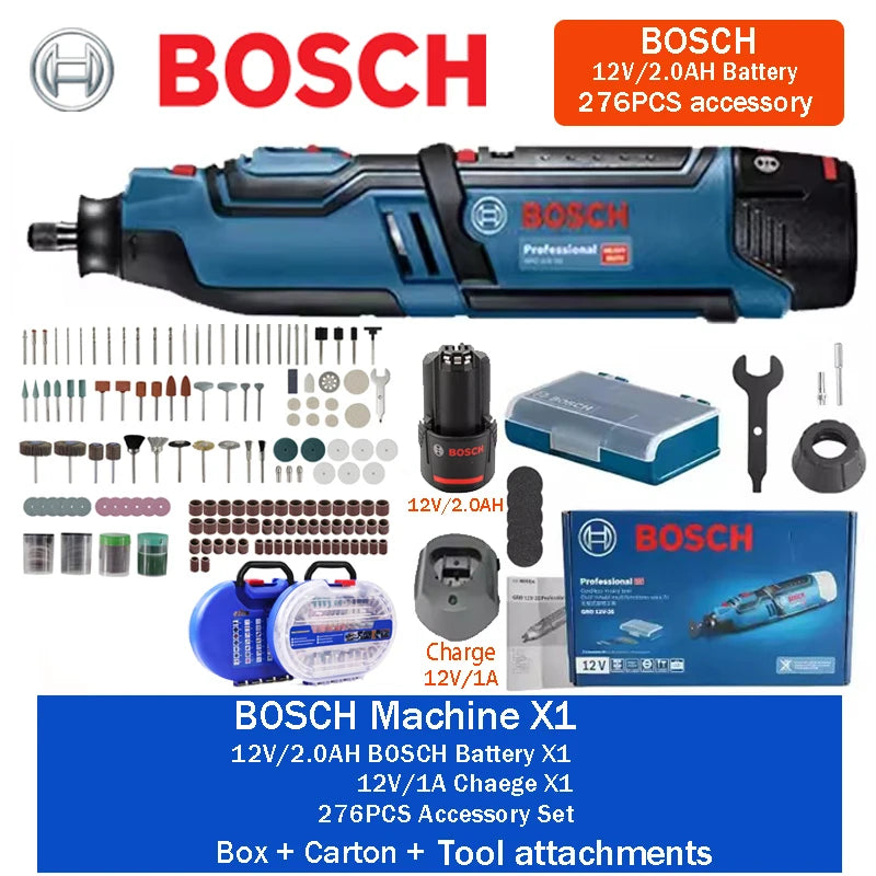 Bosch GRO 12V-35 | Cordless Rotary Tool | Battery Kits