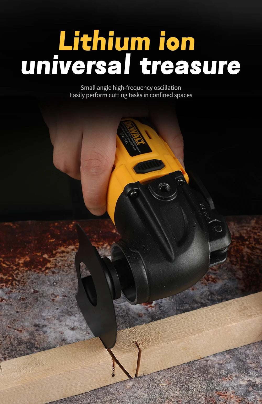 DEWALT-Compatible DCS375 | 20V Brushless Oscillating Multi-Tool