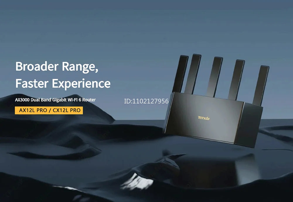 Tenda AX3000 Router WiFi 6 Mesh Gigabit | Doble Banda 2.4G/5GHz | 3000Mbps | OFDMA MU-MIMO | Hogar y Gaming