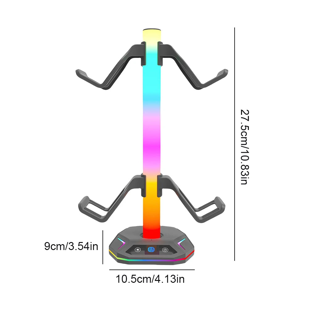 REMANK Controller Holder | RGB Light Stand | PS5, PS5 Slim, PS4, Xbox, PC