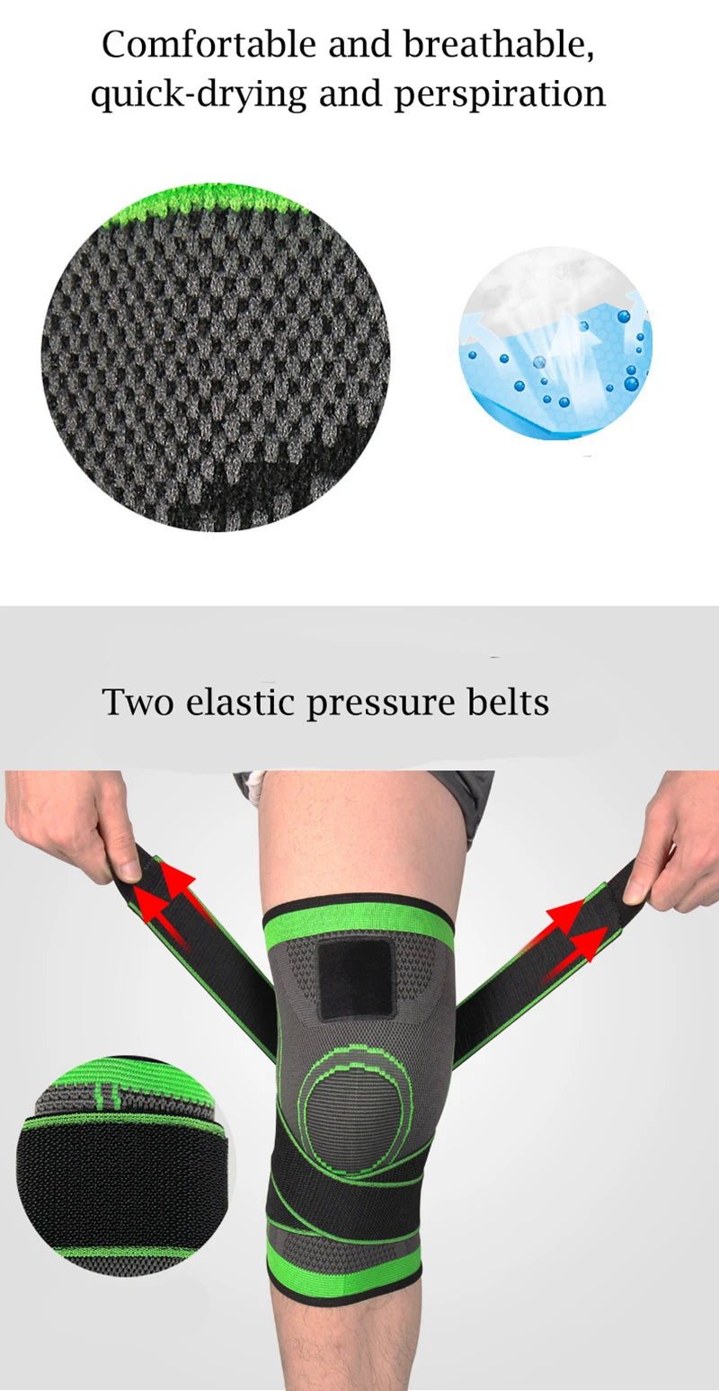LINGPENG Knee Support Sleeve | Knit Sports Design | 1 Piece