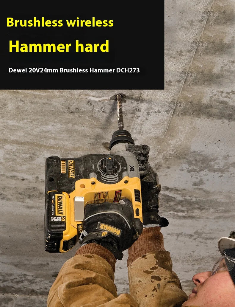 DEWALT DCH273B | 20V SDS Plus Rotary Hammer | Concrete Drilling