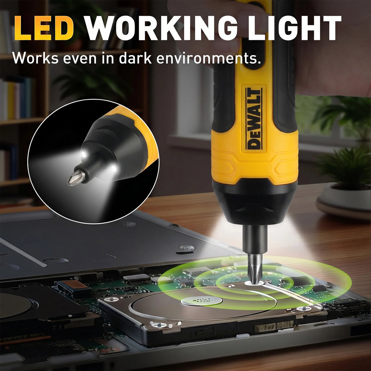 DEWALT DCF681 | Rechargeable Cordless Screwdriver | 5 N·m | 1/4 in Hex