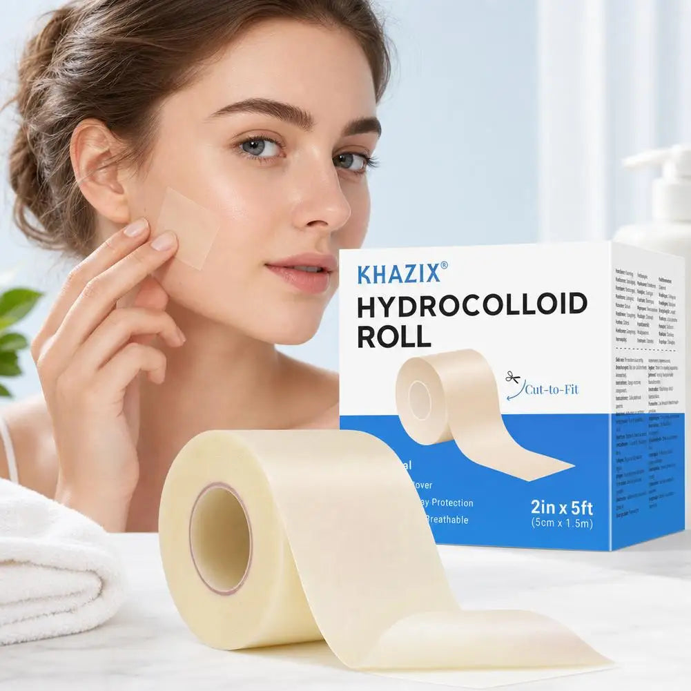 Hydrocolloid Acne Patch Roll | Cut-to-Size Blemish Cover | Rollo para Imperfecciones