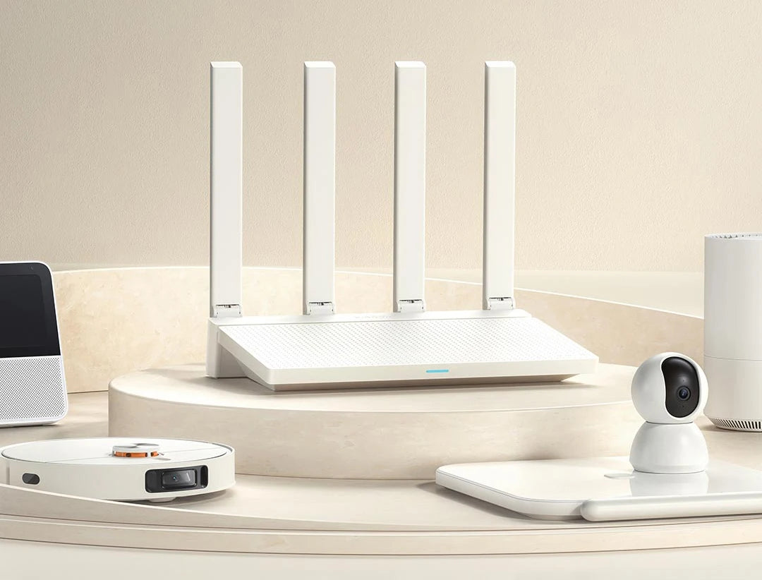 Xiaomi Router AX3000T WiFi 6 Mesh | Dual WAN | NFC | 3000Mbps | Qualcomm CPU | MiWiFi ROM