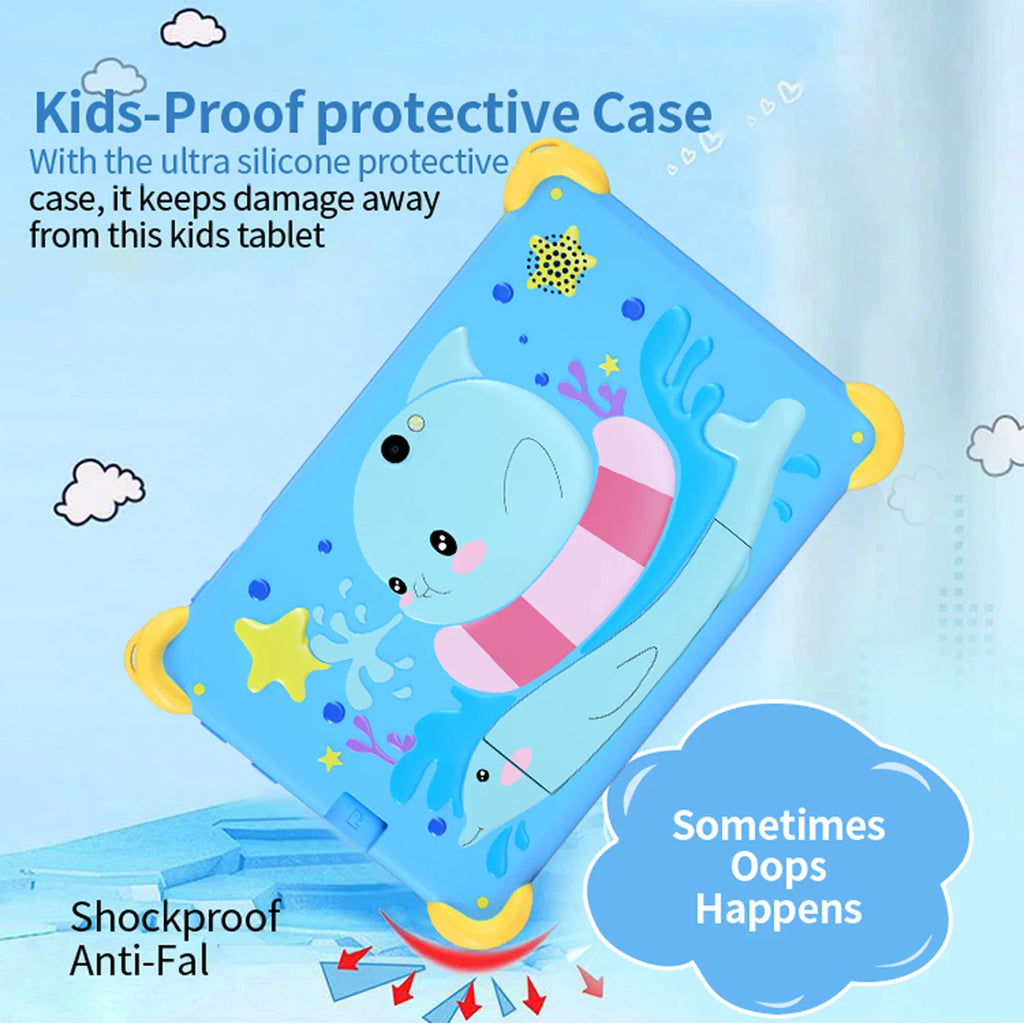 Tablet Infantil BDF 7" | Android 13 | 4GB RAM + 64GB | WiFi | Quad-Core | 4000mAh | Diseño para Niños