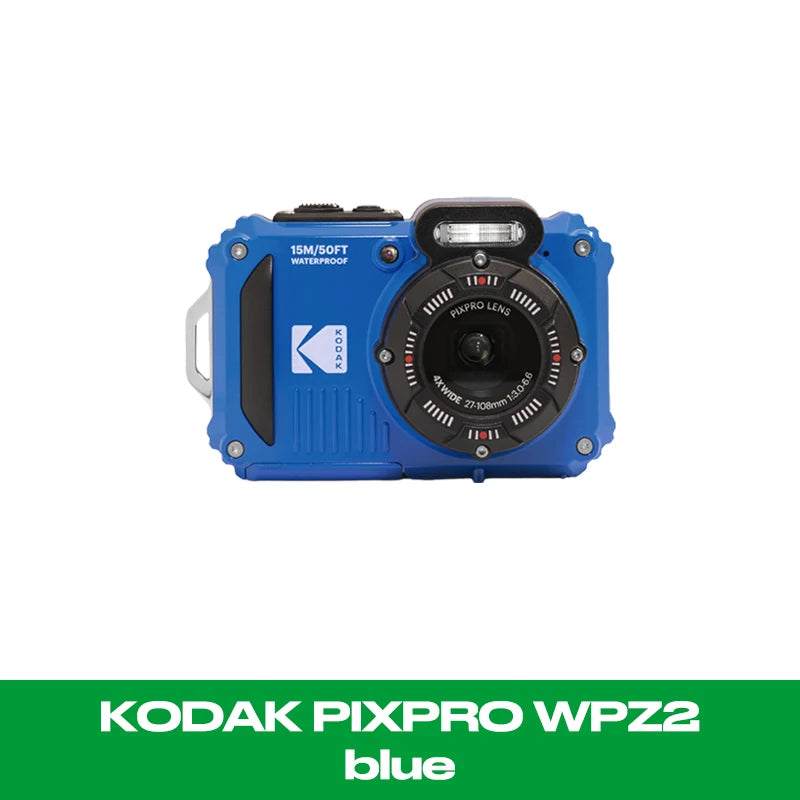 KODAK PIXPRO WPZ2 | Cámara Digital Resistente 16MP 4X Zoom 1080p Wi-Fi | Waterproof Shockproof