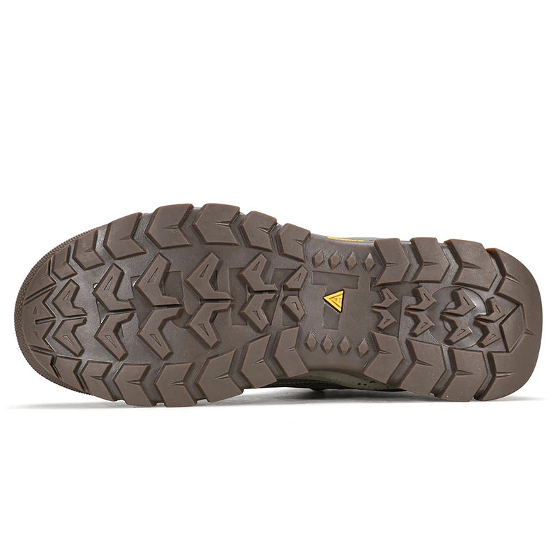 HUMTTO Men's Hiking Shoes | Lace-Up & Rubber Sole | Outdoor Walking