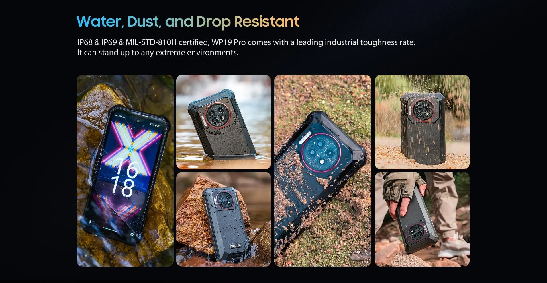 OUKITEL WP19 Pro | Rugged Phone 4G 22000mAh 64MP 120Hz | Helio G99 NFC Android 13