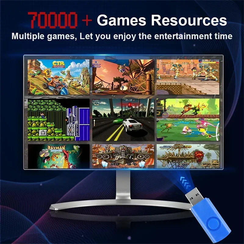 Consola Retro Gaming LZAKMR | 70,000+ Juegos | PS2, PSP, Wii, GameCube, Windows 11