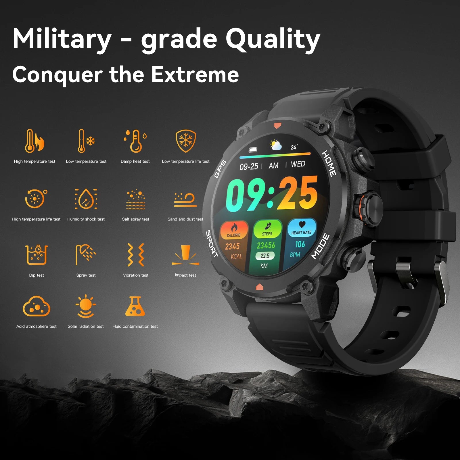 Smartwatch AURAFIT GPS-G6 2025 | AMOLED 1.43" | GPS 6 Satélites | 3ATM | AI GPT | 100+ Deportes