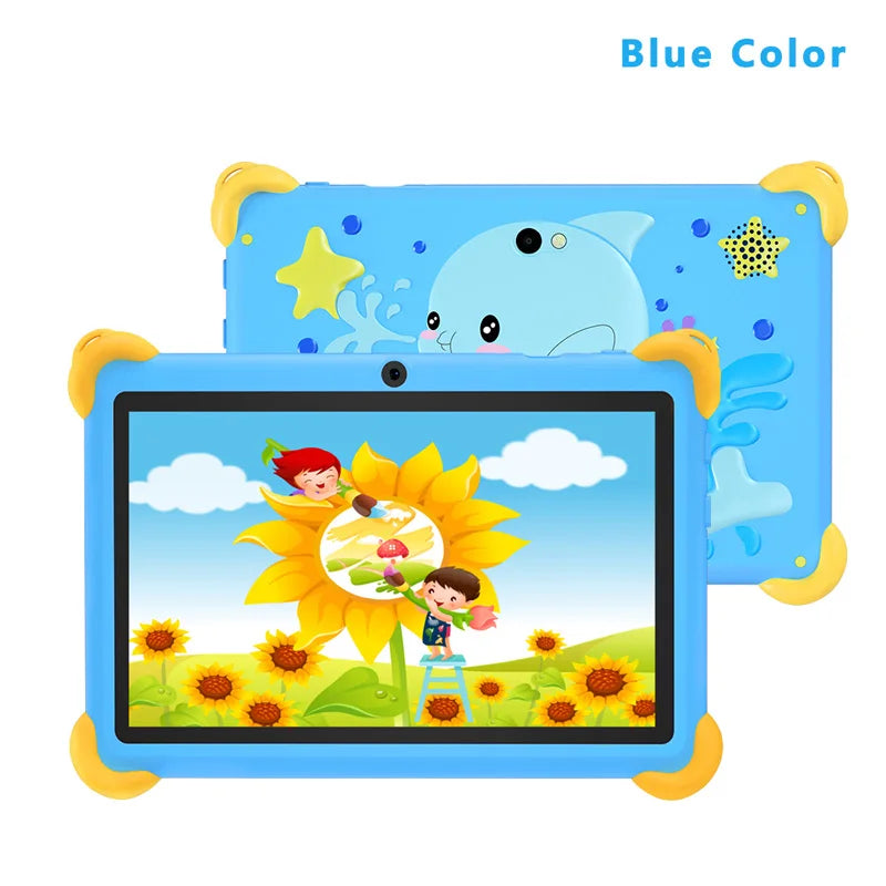 Tablet Infantil BDF 7" | Android 13 | 4GB RAM + 64GB | WiFi | Quad-Core | 4000mAh | Diseño para Niños