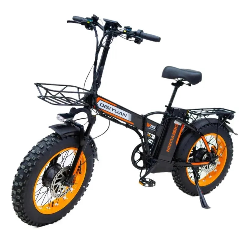 E-Bike Plegable 20" | Motor 500W | 48V 20Ah | Multi-Amortiguación | Batería Extraíble | Adultos | Bicicleta Eléctrica