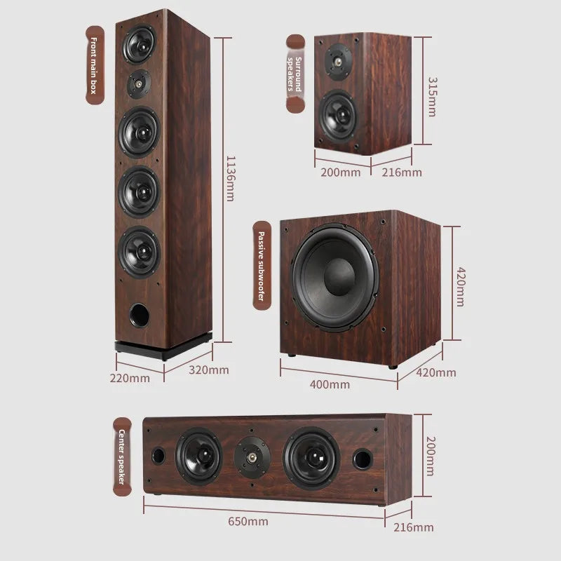 Fever Wireless Home Theater Speaker System | 5.1 & 7.1 | Dolby Surround | Living Room & TV