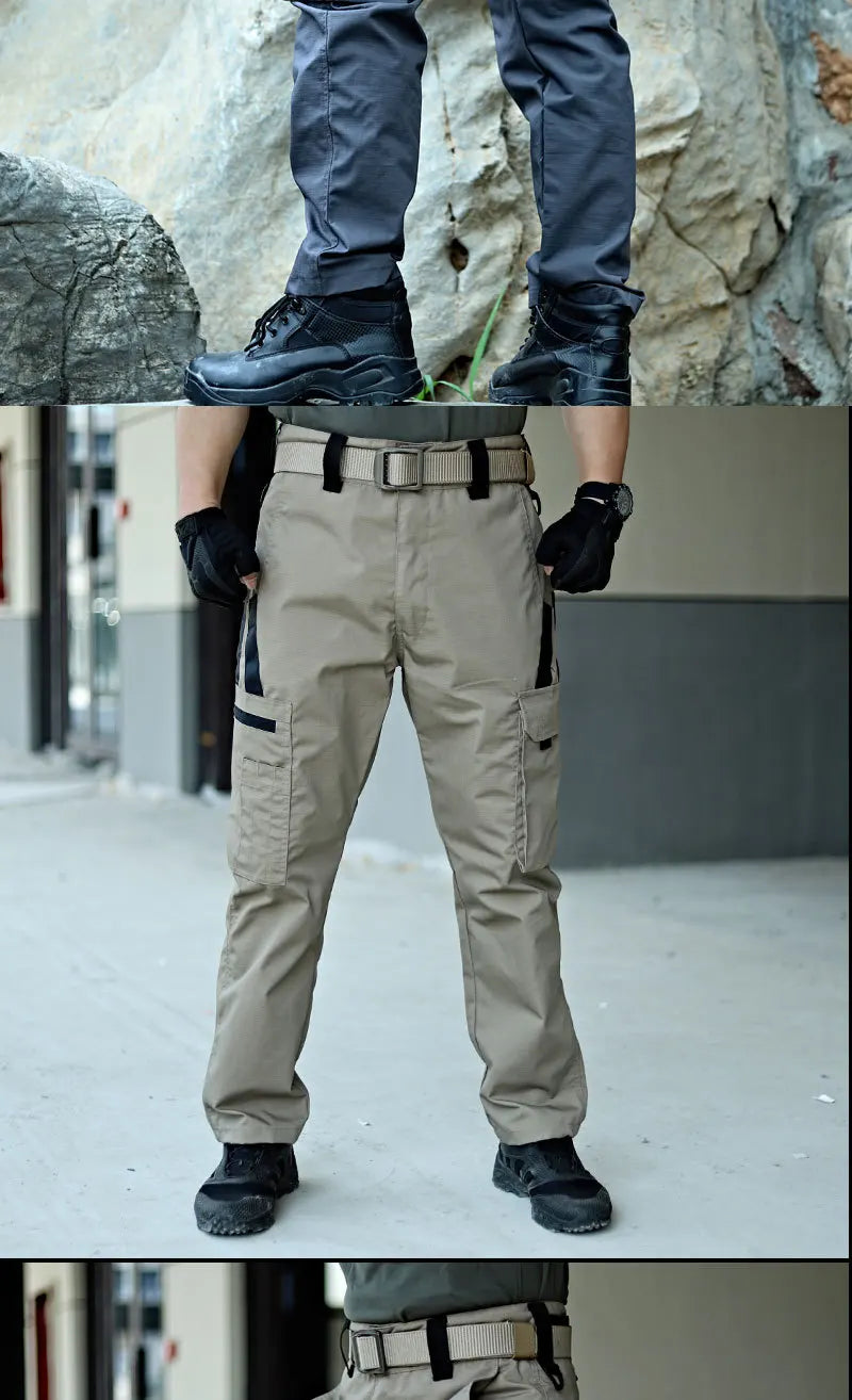 Men's Cargo Work Pants | Multi-Pocket Outdoor Style | Pantalón Cargo Hombre