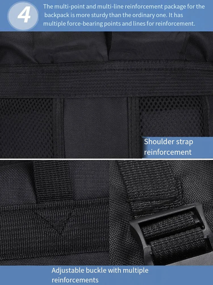 80L Nylon Hiking Backpack | Outdoor Travel / Mochila de montaña