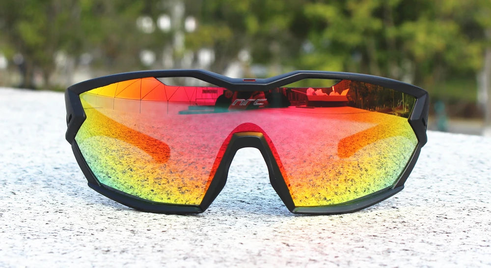 NRC X2 PRide Gafas de Ciclismo con 3 Lentes – Hombre/Mujer, MTB, Bicicleta, UV400