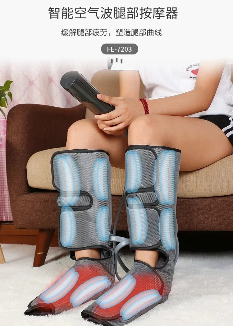 FE-7203 Electric Leg Massager | 3 Air Compression Modes | Masajeador de Piernas