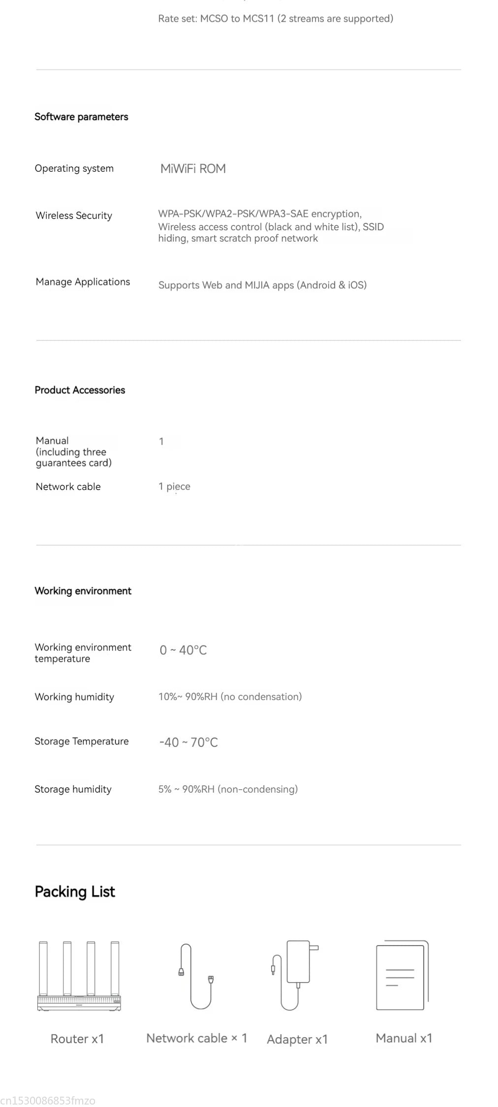 Xiaomi Router AX3000T WiFi 6 Mesh | 3000Mbps | NFC | 256MB | 128 Dispositivos | Gaming | Control Parental | MiWiFi