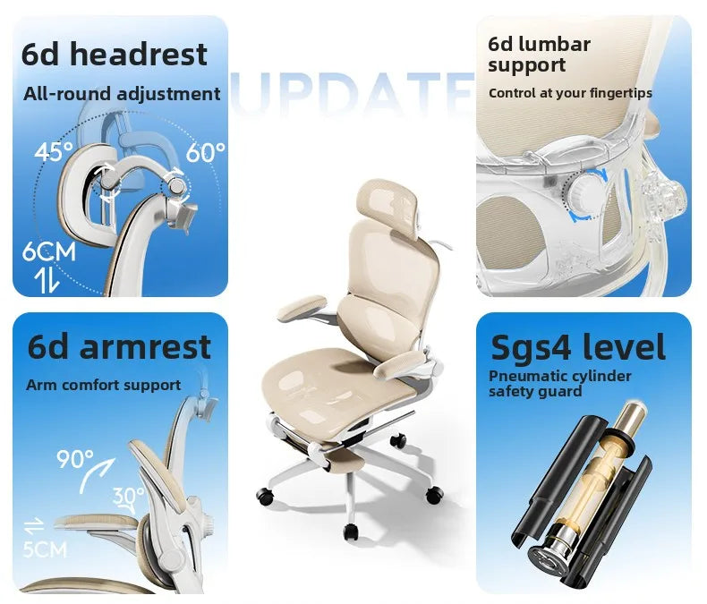 Ergonomic Mesh Office Chair | Reclining | Lumbar Support