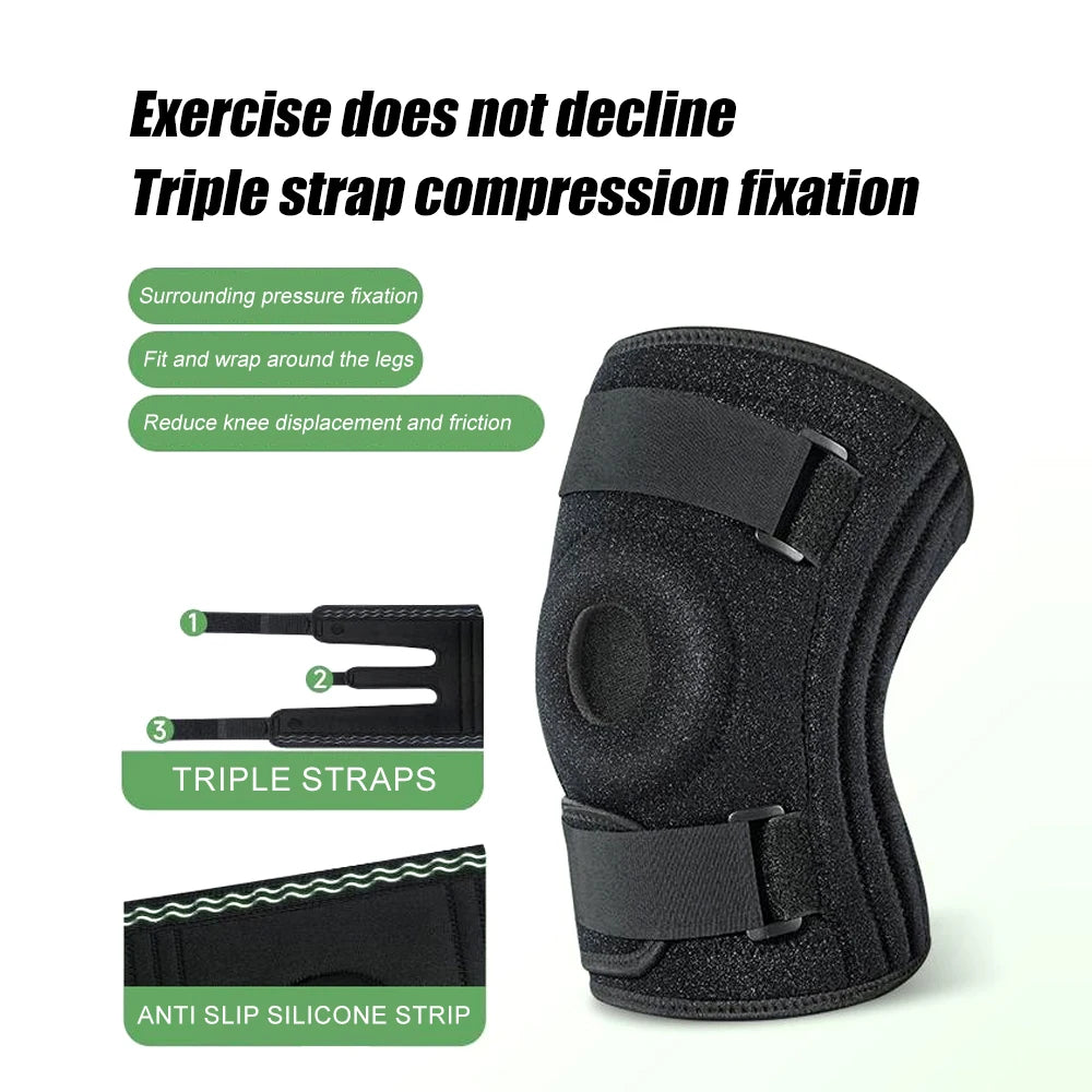 Plus Size Knee Brace | Neoprene Compression & Patella Support | Arthritis & Meniscus Relief | XL-8XL
