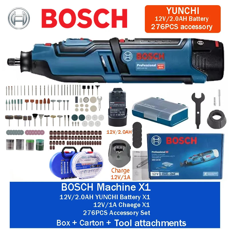 Bosch GRO 12V-35 | Cordless Rotary Tool | Battery Kits