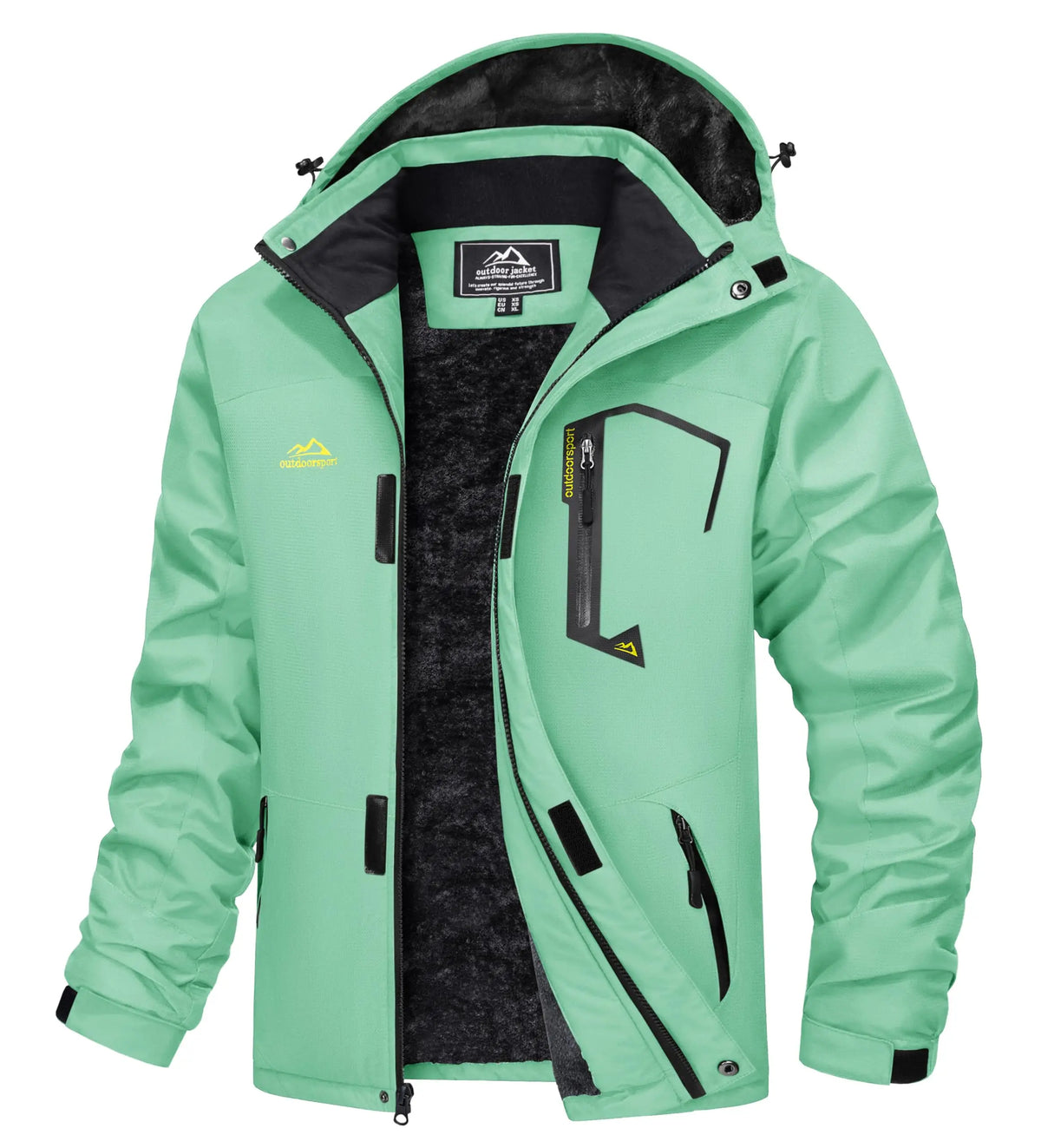 MAGCOMSEN Men's Winter Jacket | Fleece Lined | Ski & Hiking