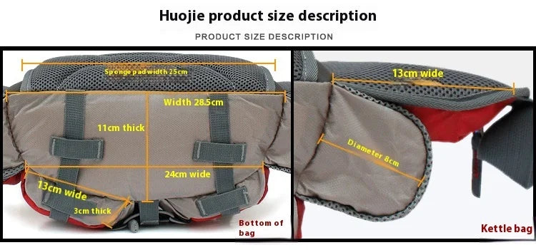 Outdoor Waist Pack | 5L Polyester Design | Hiking & Cycling