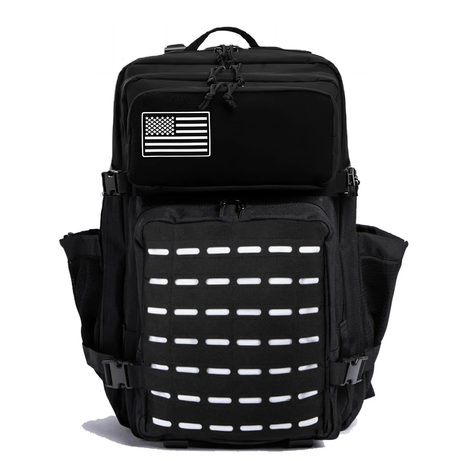 Waterproof Backpack 25L/50L | Gym, Hiking, Travel & Laptop Bag | Dual Bottle Holders | 12 Colors