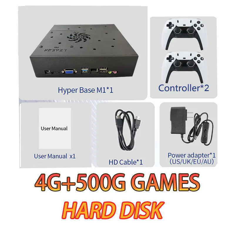 Consola Retro Gaming LZAKMR | 70,000+ Juegos | PS2, PSP, Wii, GameCube, Windows 11