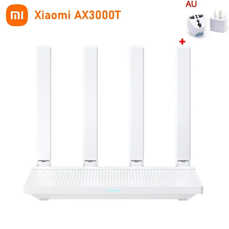 Xiaomi Router AX3000T WiFi 6 Mesh | 3000Mbps | NFC | 256MB | 128 Dispositivos | Gaming | Control Parental | MiWiFi