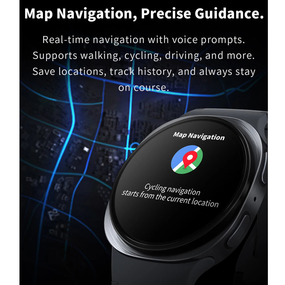 Smartwatch ChiBear 2025 | GPS | NFC | IP68 | Monitor Cardíaco | Bluetooth 5.3 | Hombre y Mujer