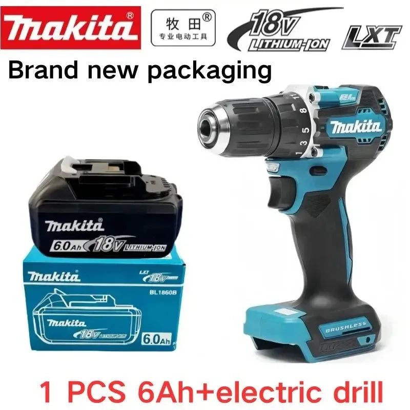 Makita-Compatible 18V Batteries & Charger | 3Ah/6Ah | DDF487