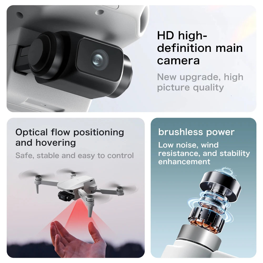 Dron Aeri100 VR – Cámara 8K HD, Motor Brushless, GPS, Evitación 360°, Diseño Aerodinámico 1:1