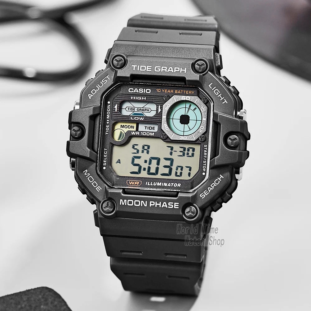 Casio WS-1700H-1A | Digital Alarm & Calendar | Men's Watch