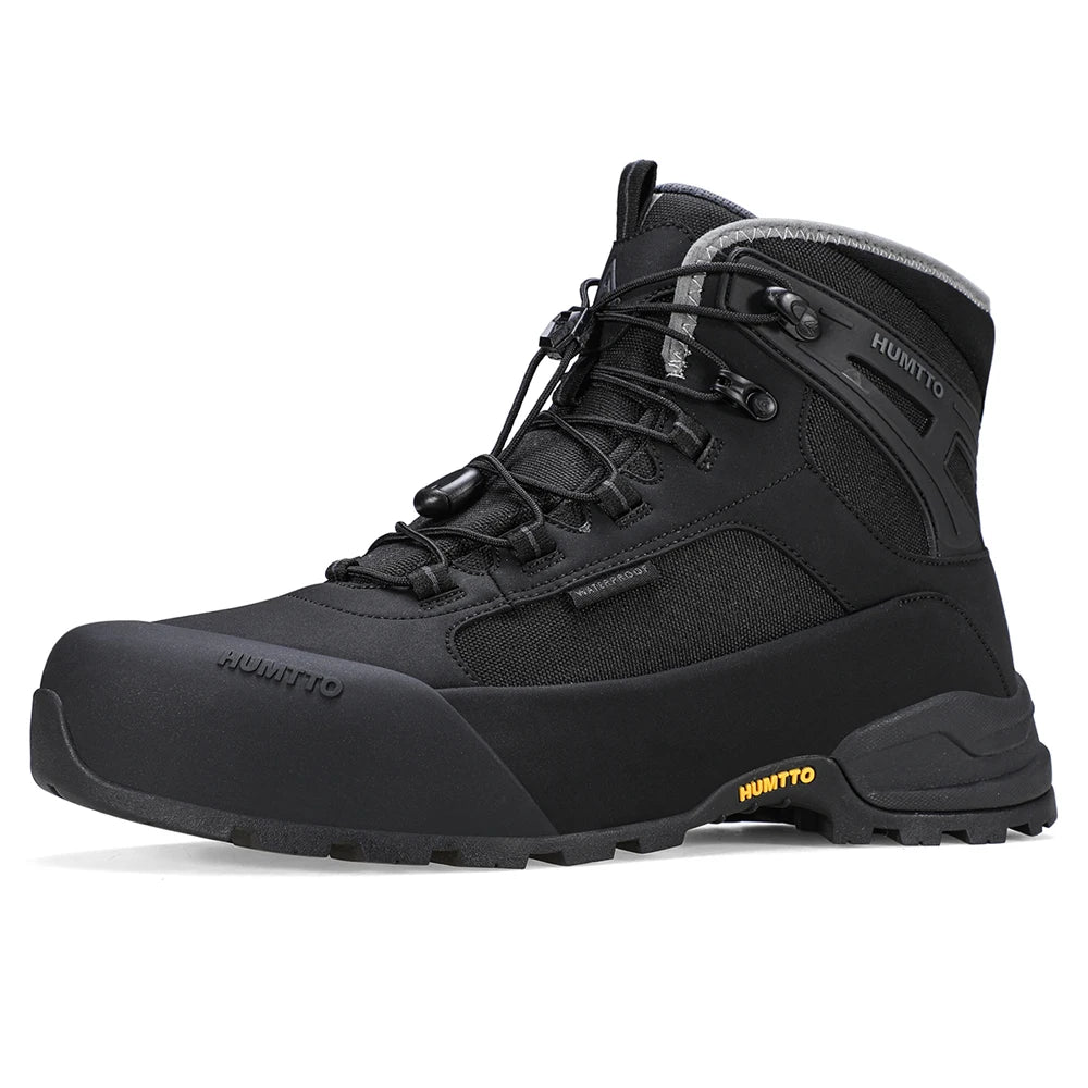 HUMTTO Men's Hiking Shoes | Lace-Up & Rubber Sole | Outdoor Walking