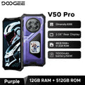 DOOGEE V50 Pro | Rugged Phone 5G | Dimensity 8300 | 200MP | 11000mAh | 1TB | Android 16 | NFC | IP68/IP69K