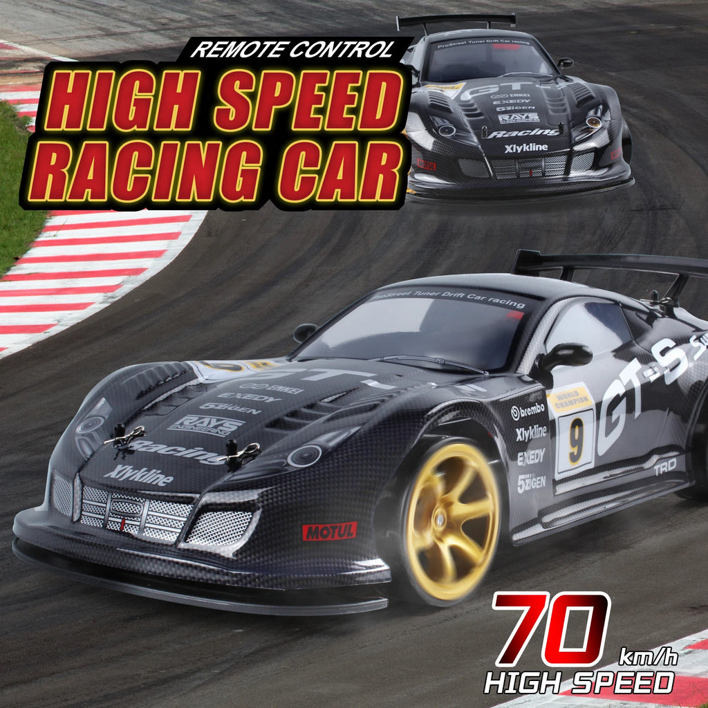 RC Drift Racing Car 1:10 — 70km/h High Speed 4WD | GTR, BMW, Koenigsegg & More