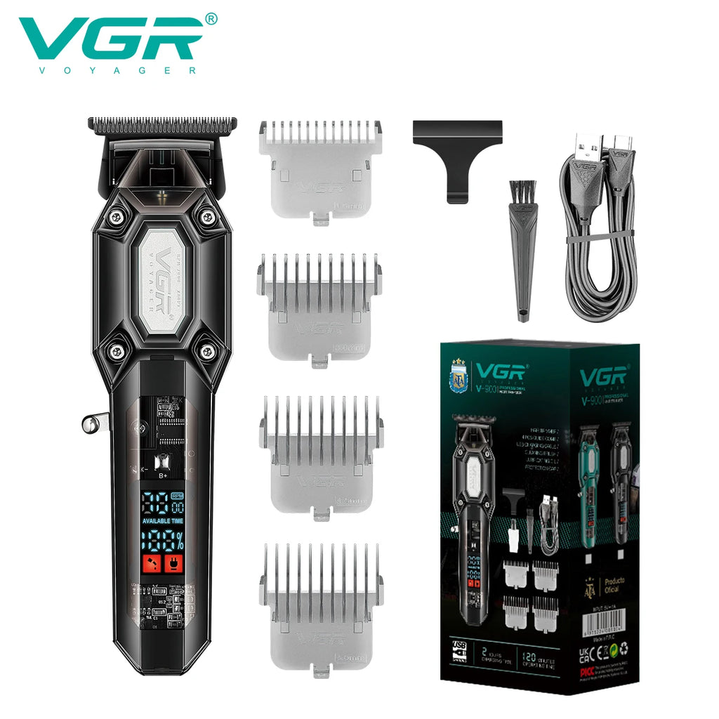 VGR V-600 / V-900 Hair Clipper & Trimmer | Grooming Set / Set de recortadoras VGR