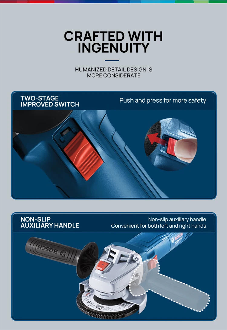 Bosch GWS 800 | 800W 12000RPM Angle Grinder | 100mm Disc