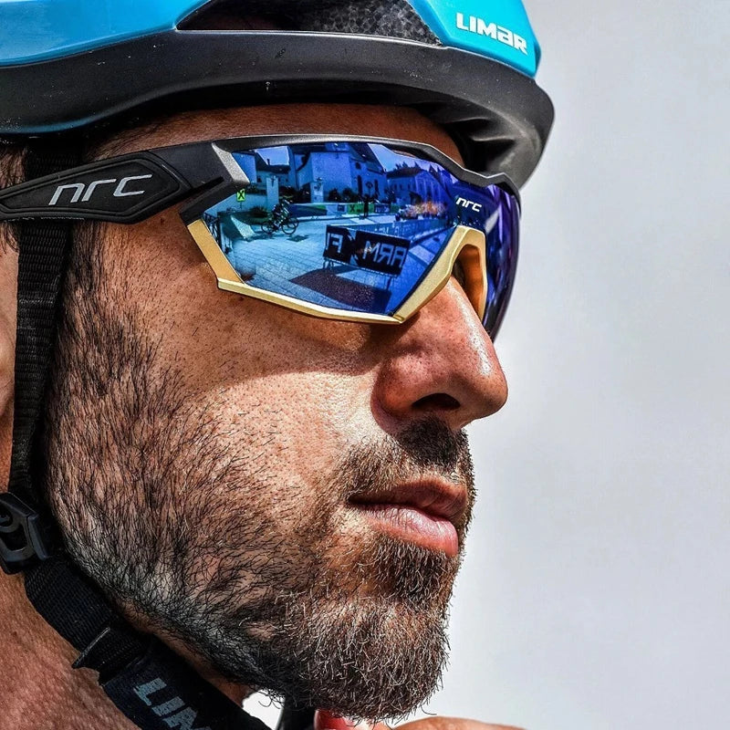 NRC X2 PRide Gafas de Ciclismo con 3 Lentes – Hombre/Mujer, MTB, Bicicleta, UV400