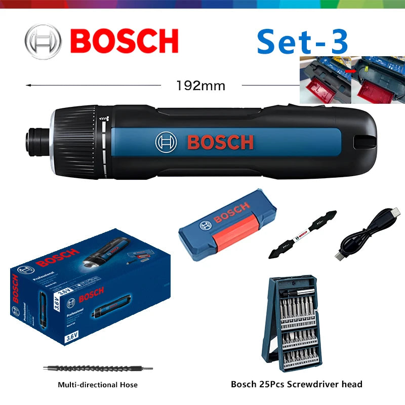 Bosch GO 3 | Cordless Electric Screwdriver | Battery Included