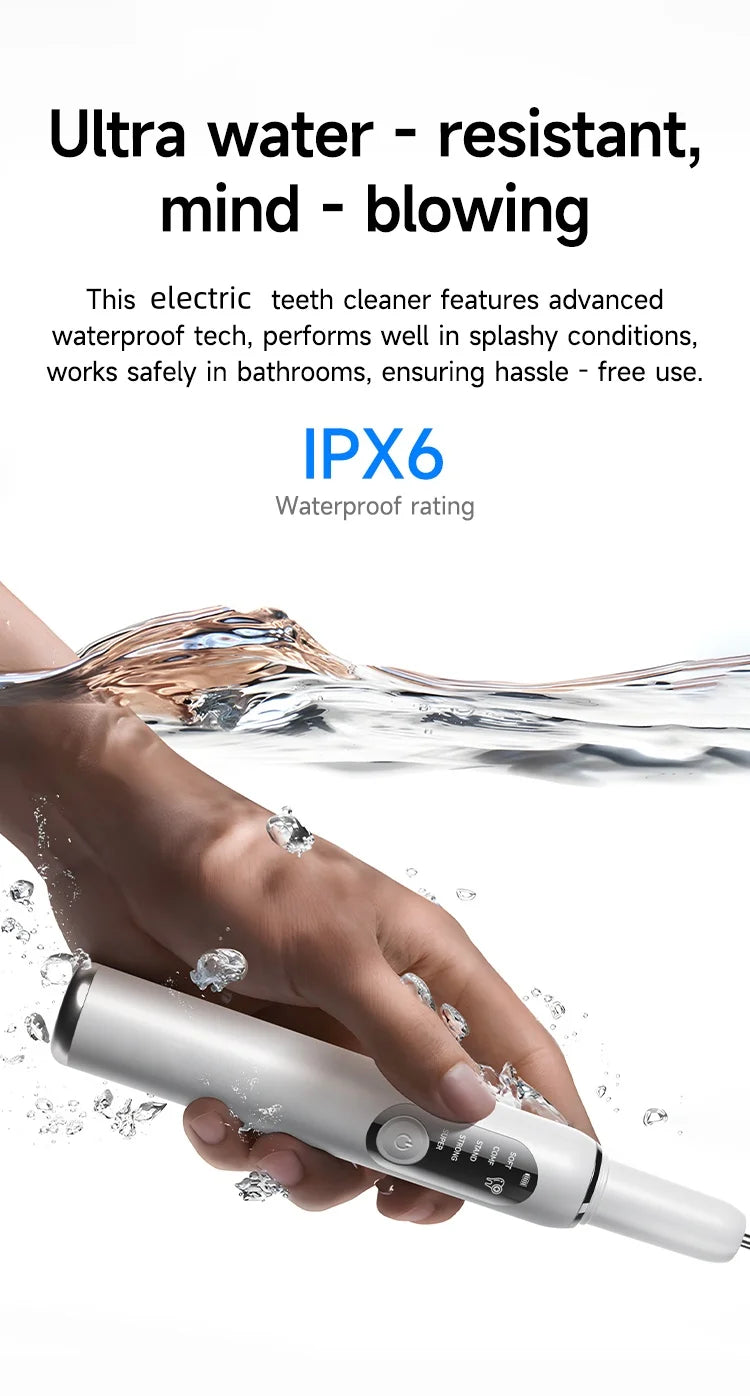 T6 Ultrasonic Dental Scaler | USB-C Oral Care Device / Escariador dental ultrasónico T6