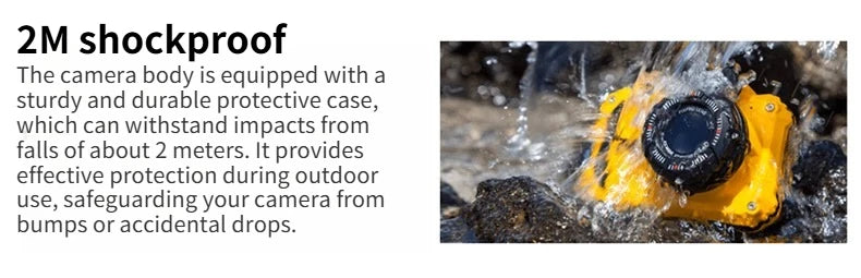 KODAK PIXPRO WPZ2 | Cámara Digital Resistente 16MP 4X Zoom 1080p Wi-Fi | Waterproof Shockproof