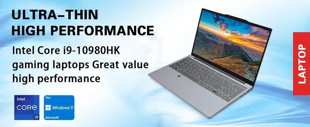 LENOU Laptop 15.6" FHD | Intel Core i9-10980, 32GB RAM, 2TB SSD | Windows 11, Gaming & Home