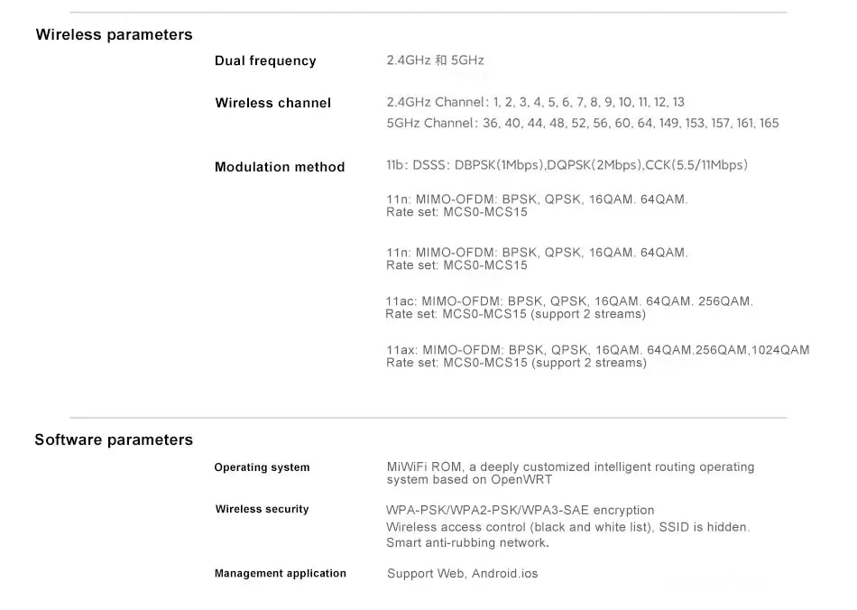 Xiaomi Router AX3000 WiFi 6 Gigabit | Mesh | 4 Antenas | 256MB RAM | 128 Dispositivos | MiWiFi